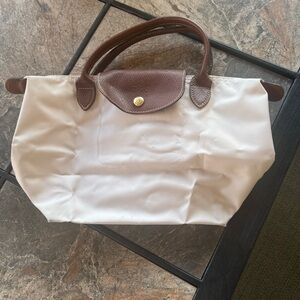 Long Champ LE PLIAGE Small hand bag/ POUCH WITH HANDLE light pink